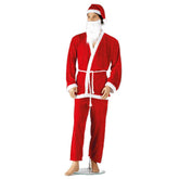 Decoris Polyester Christmas Adult Suit - Red